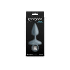 Renegade Orion - Grey - Grey 13 cm USB Rechargeable Vibrating Butt Plug