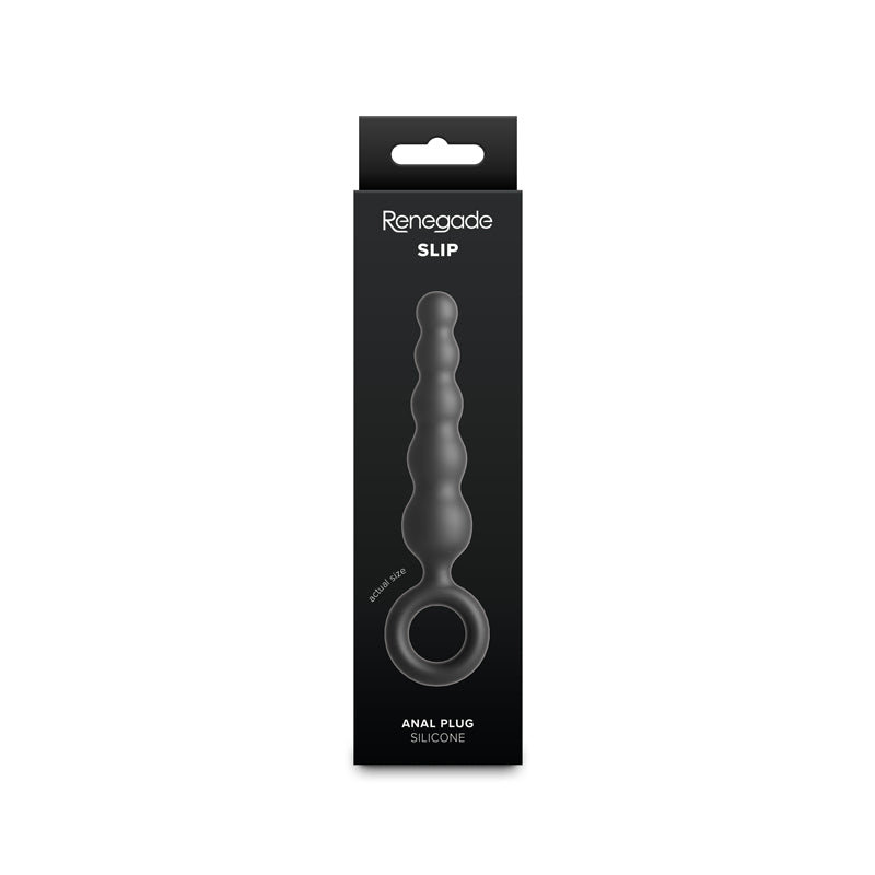 Renegade Slip - Black - Black 12.7 cm Anal Plug