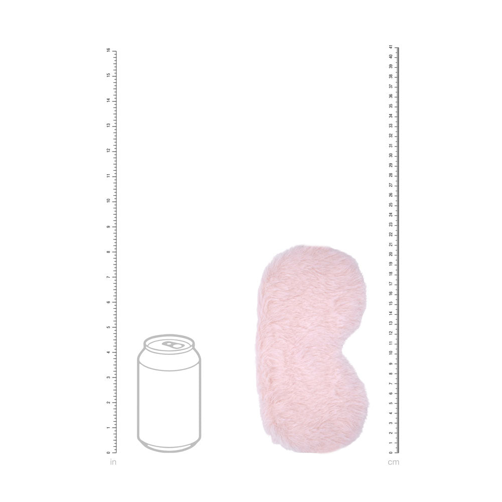 OUCH! Fluffy Mask - Powder Pink - Pink Fluffy Eye Mask