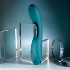 Playboy Pleasure AURELIE - Green 22.7 cm USB Rechargeable Vibrator with Internal Flicker