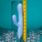 Playboy Pleasure UP AND AWAY - Blue 26.7 cm USB Rechargeable Rabbit Vibrator