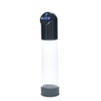 PUMPED Automatic Waterproof Pump - Gun Metal - Gunmetal/Clear USB Rechargeable Automatic Penis Pump