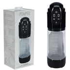 PUMPED TechnoThrust Auto Masturbator - Black/Clear USB Rechargeable Auto Maturbator