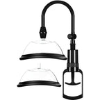 Pumped Vulva Pump - Black - Black Vagina Pump with 2 Cups
