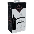 PUMPED Vulva, Breast & Nipple Pump - Black - Black USB Rechargeable Ladies Pump Set