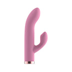 Passion Play Silicone Rabbit Vibrator - Pink - Pink USB Rechargeable Mini Rabbit Vibrator