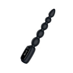 Passion Play Vibrating Anal Beads with LED Screen - Black 23 cm USB Rechargeable Vibrating Anal Beads