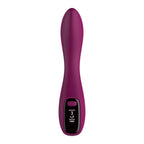 Passion Play G-Spot Vibrator with LED Screen - Purple 19.2 cm USB Rechargeable G-Spot Vibrator