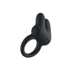 Passion Play Dual Motors Vibrating Cockring - Black USB Rechargeable Vibrating Cock Ring