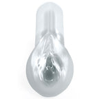Pipedream Extreme Toyz Self Lubricating Sorority Snatch - Clear - Clear Vagina Stroker