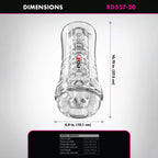 PDX Elite ViewTube EZ-Grip Stroker - Clear Stroker