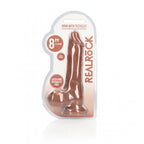 REALROCK 8'' Realistic Dong with Balls - Tan - Tan 20.3 cm Dong