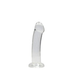 REALROCK Non Realistic Dildo With Suction Cup - 17 cm - Clear 17 cm Dong