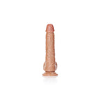 REALROCK Straight Realistic Dildo with Balls - 18 cm - Tan 18 cm (7'') Dong