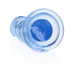 REALROCK 15.5 cm Straight Dildo - Blue - Blue 15.5 cm (6'') Dong