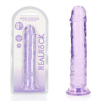 REALROCK 20 cm Straight Dildo - Purple - Purple 20 cm (8'') Dong