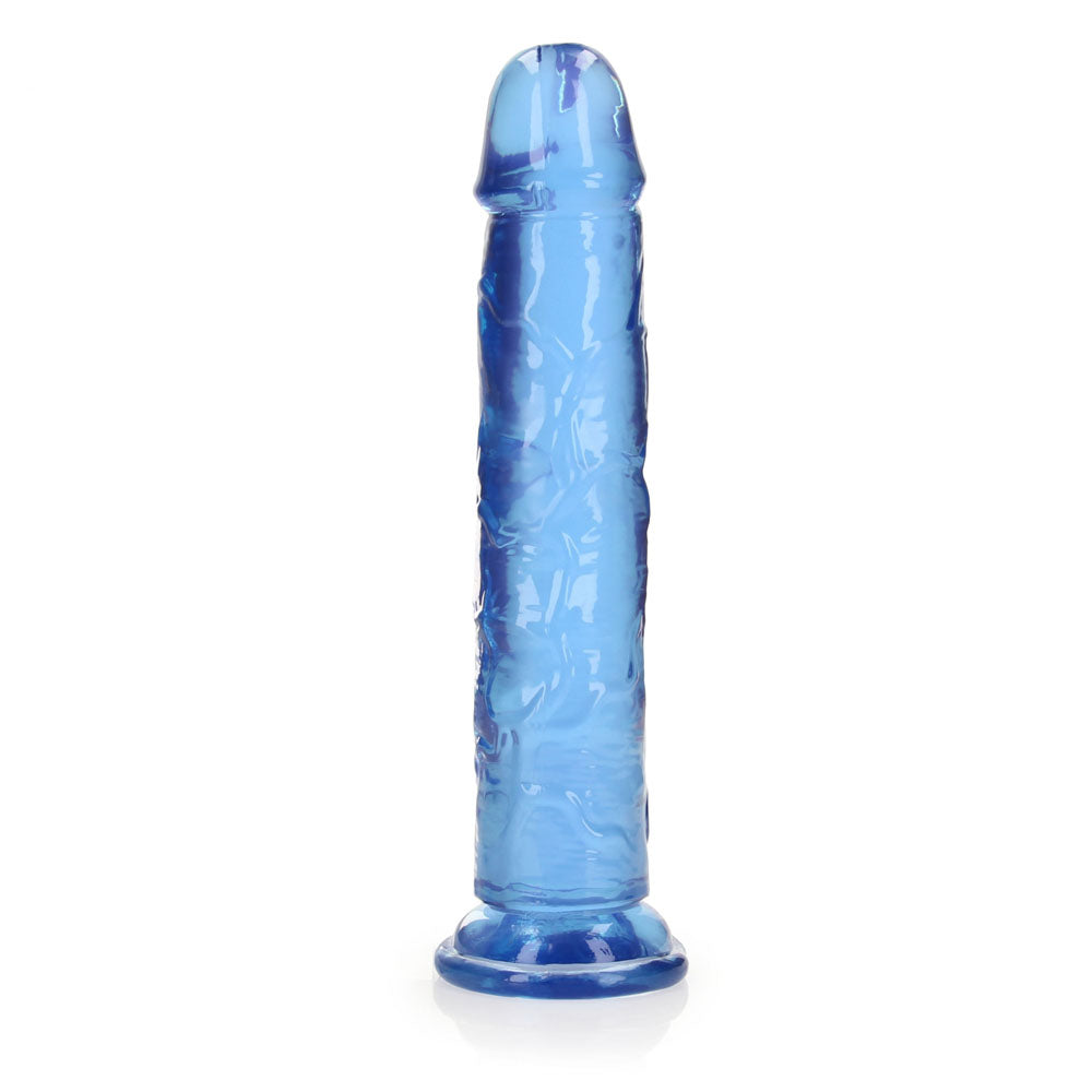 REALROCK 25 cm Straight Dildo - Blue - Blue 25 cm (10'') Dong
