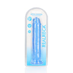 REALROCK 25 cm Straight Dildo - Blue - Blue 25 cm (10'') Dong