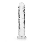 REALROCK 25 cm Straight Dildo - Clear - Clear 25 cm (10'') Dong