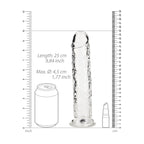 REALROCK 25 cm Straight Dildo - Clear - Clear 25 cm (10'') Dong