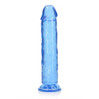 REALROCK 28 cm Straight Dildo - Blue - Blue 28 cm (10'') Dong