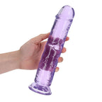 REALROCK 28 cm Straight Dildo - Purple - Purple 28 cm (10'') Dong