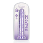 REALROCK 28 cm Straight Dildo - Purple - Purple 28 cm (10'') Dong