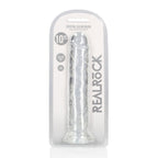 REALROCK 28 cm Straight Dildo - Transparent - Clear 28 cm (10'') Dong