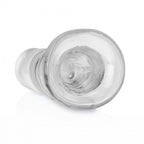 REALROCK 14 cm Curvy Anal Plug - Transparent - Clear 14 cm (4.5'') Butt Plug