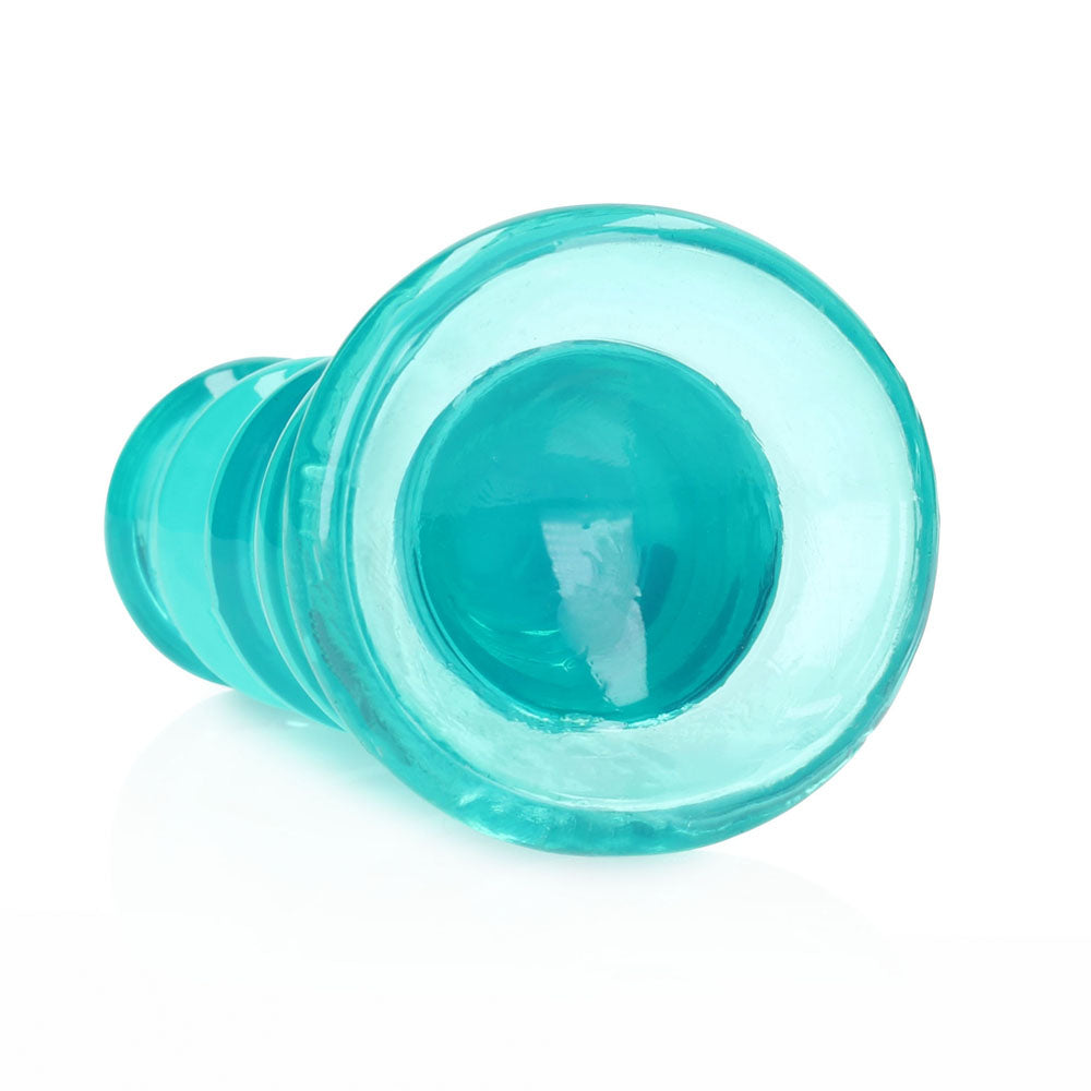 REALROCK 14 cm Curvy Anal Plug - Turquoise - Turquoise 14 cm (4.5'') Butt Plug