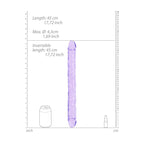 REALROCK 45 cm Double Dong - Purple - Purple 45 cm (18'') Double Dong