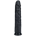REALROCK 33cm Extra Long Dildo - Black - Black 33 cm (13'') Extra Long Dong