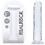 REALROCK Realistic 5'' Dildo - Clear - Clear 12.7 cm Dildo
