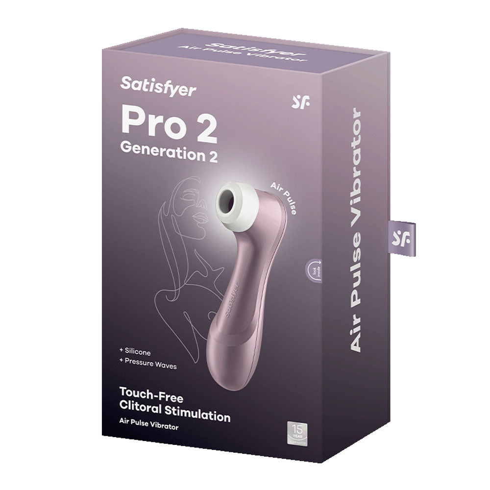 Satisfyer Pro 2 - Purple - Touch-Free USB-C Rechargeable Clitoral Stimulator