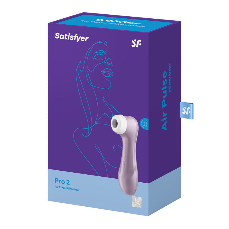 Satisfyer Pro 2 - Purple - Touch-Free USB-C Rechargeable Clitoral Stimulator