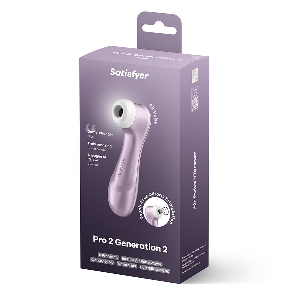 Satisfyer Pro 2 - Purple - Touch-Free USB-C Rechargeable Clitoral Stimulator