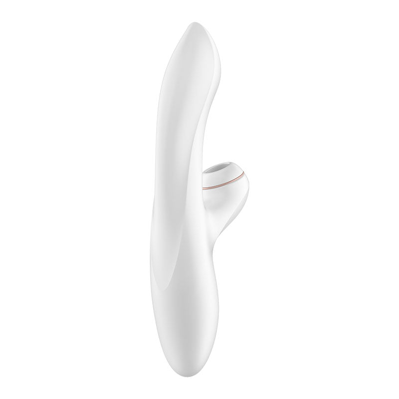 Satisfyer Pro + G-Spot - White - White 22 cm USB Rechargeable Rabbit Vibrator with Touch-Free Clitoral Stimulator