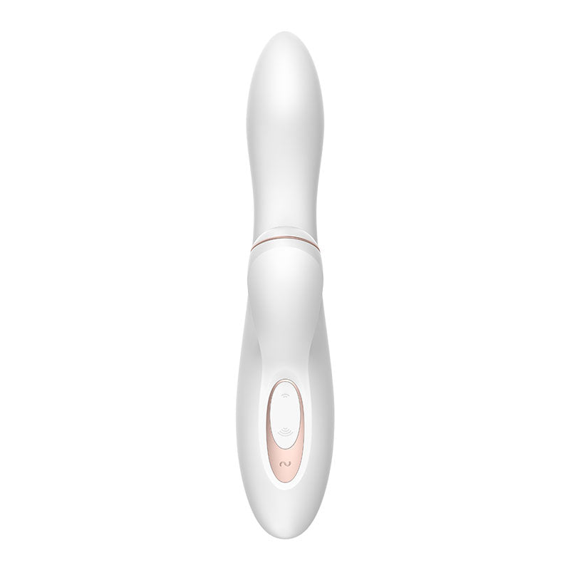 Satisfyer Pro + G-Spot - White - White 22 cm USB Rechargeable Rabbit Vibrator with Touch-Free Clitoral Stimulator