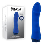 Selopa BLUE BANGER - Blue 13.6 cm USB Rechargeable Vibrator