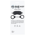 Sex & Mischief Shadow Cuff Kit - Black - 2 Piece Set