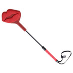 S&M Exs & Ohs Kiss Crop - Red Silicone Tipped Crop Whip