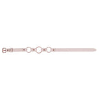 Sex & Mischief Peaches n CreaMe Ring Day Collar - Peach Bondage Collar