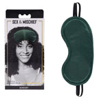 Sex & Mischief Indica Blindfold - Green Eye Mask