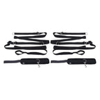 S&M Anywhere You Dare Bondage Restraint System - Black Restraint Set