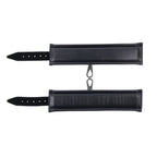 SPORTSHEETS Velvet Noir Handcuffs - Black Adjustable Cuff Restraints