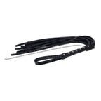 SPORTSHEETS Velvet Noir Chain Flogger - Black 43 cm Flogger Whip