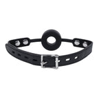 EDGE Silicone Ring Gag - Black Mouth Restraint