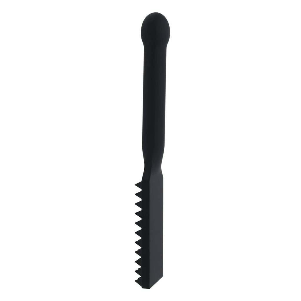 EDGE Spiked Silicone Paddle - Black Spanking Paddle with Insertable Handle