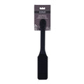 EDGE Pins & Needles Silicone Paddle - Black Spanking Paddle with Insertable Handle