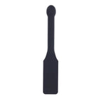 EDGE Pins & Needles Silicone Paddle - Black Spanking Paddle with Insertable Handle